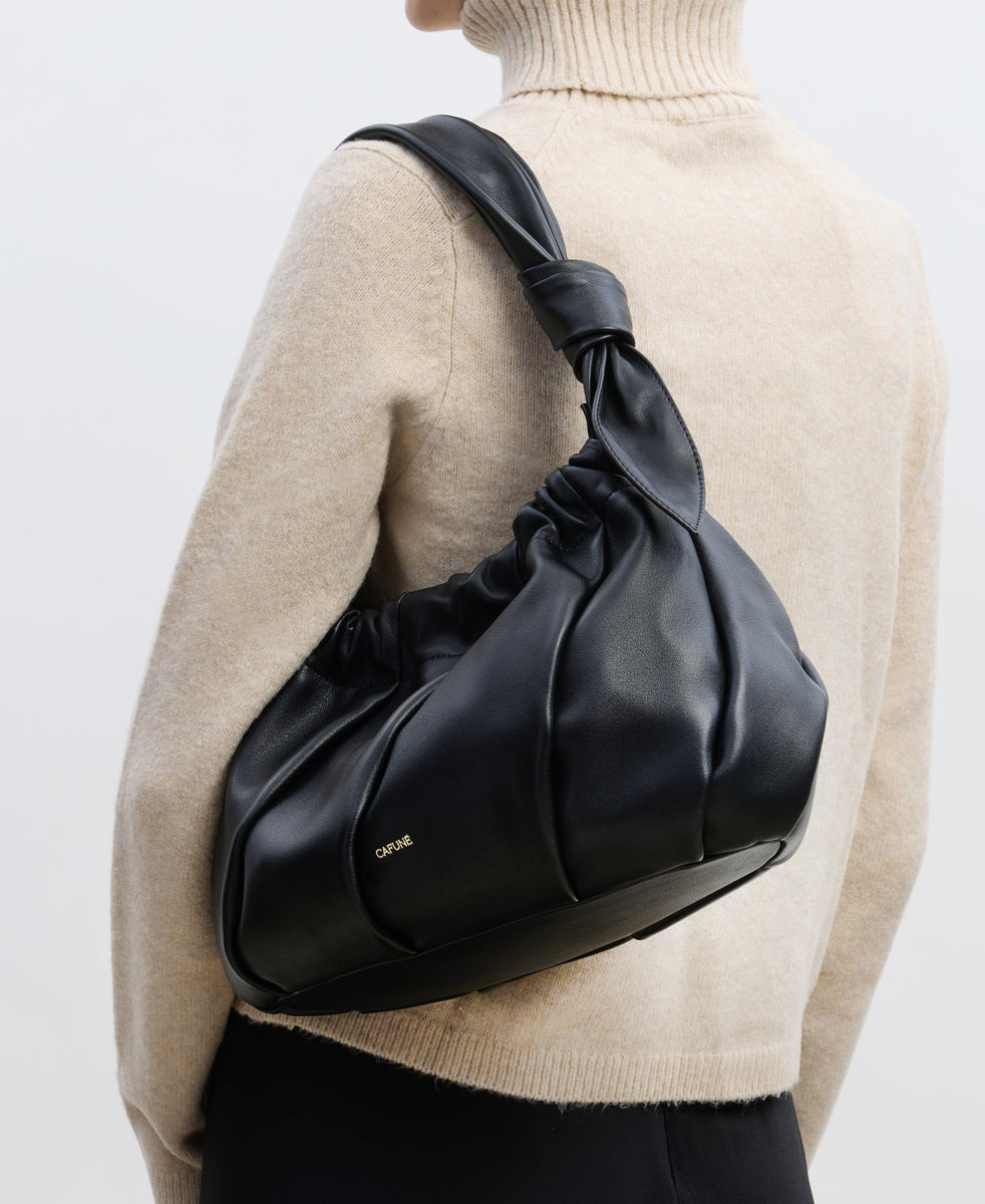 Cafuné カフネ - Soft Fold Bag - Black