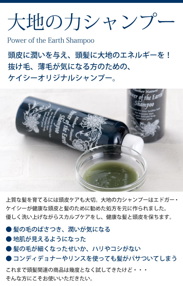 お一人3本まで】大地の力シャンプー 300ml