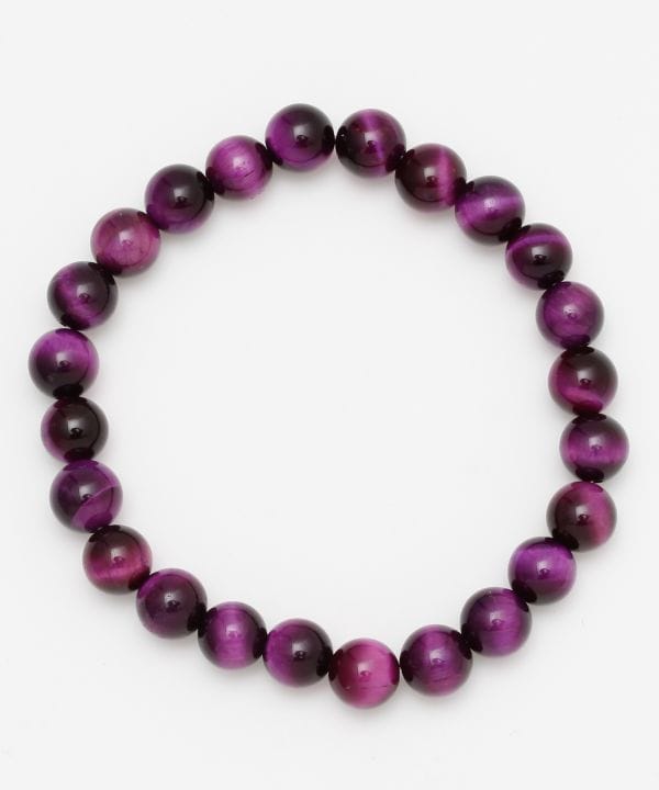 パープルタイガーアイ 8mmブレスレット(PP TIGEREYE): 『岩座