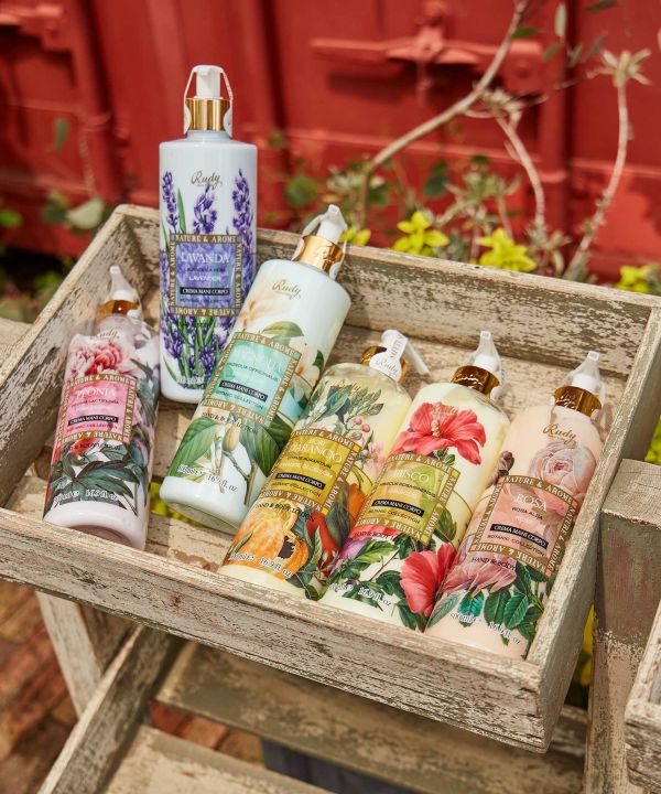 Fromイタリア】ルディネイチャー＆アロマハンドボディローション(ｵﾚﾝｼﾞ