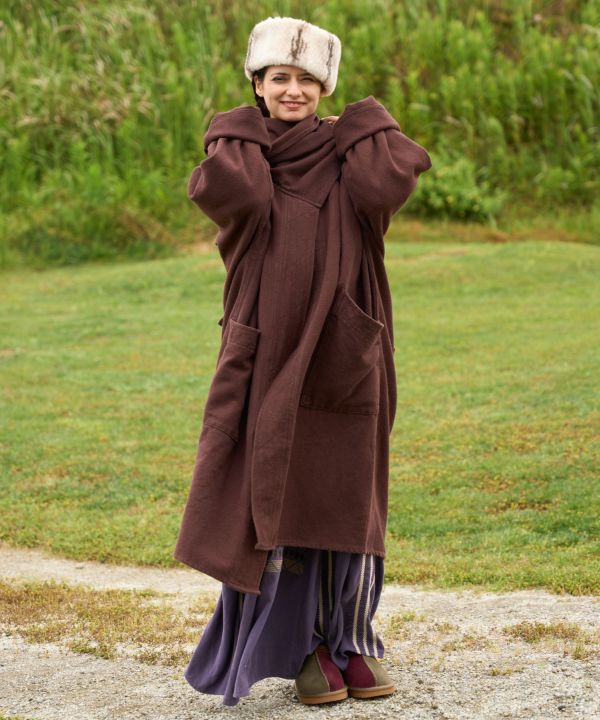 コサッツマントメンズコート(BROWN): 『チャイハネ』公式通販