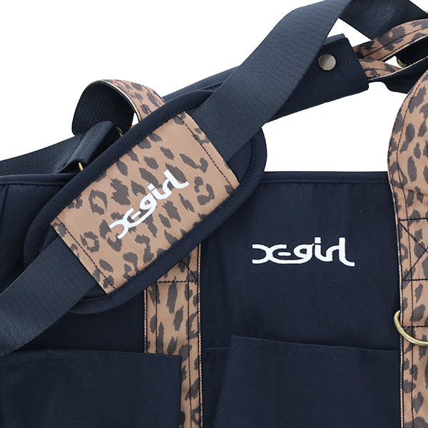 X-girl（エックスガール）レオパード柄 キャリートート｜全2色 | 犬服