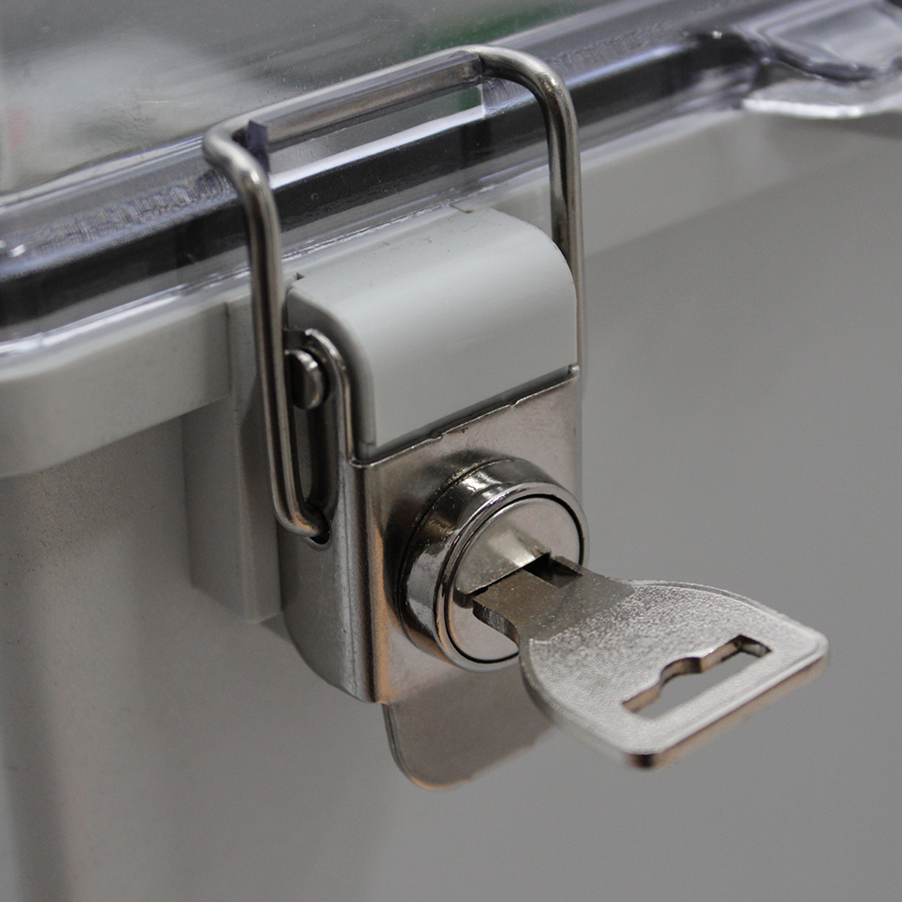 CHDX8-332 - X8 Series Waterproof Hinged Door Enclosure, Grey, ABS