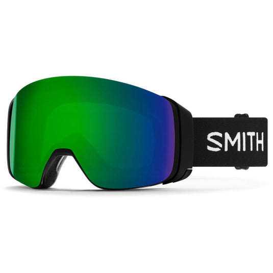 Smith 4D Mag Black/ChromaPop Sun Green Mirror Snow Goggles – Campmor