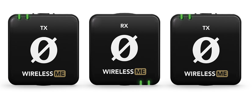 RODE WIRELESS ME RADIOMIC SYSTEM Dual transmitters, compact, clip