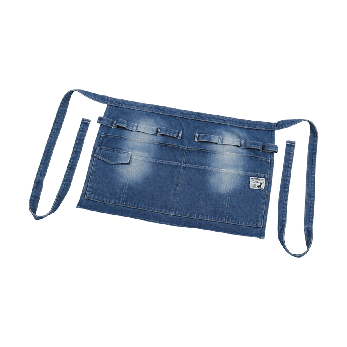 フィールド エプロン ショート(デニム) - アウトドア・キャンプ用品