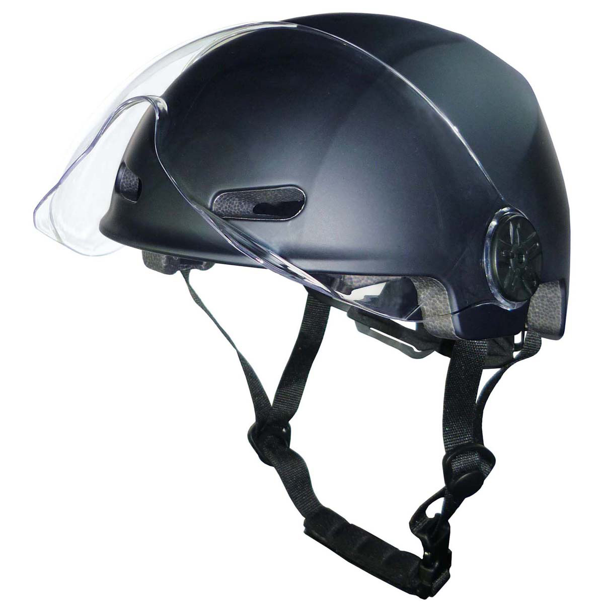 ヘルメット〈Cabeza（カベサ）／L／シールド付き〉（マットブラック