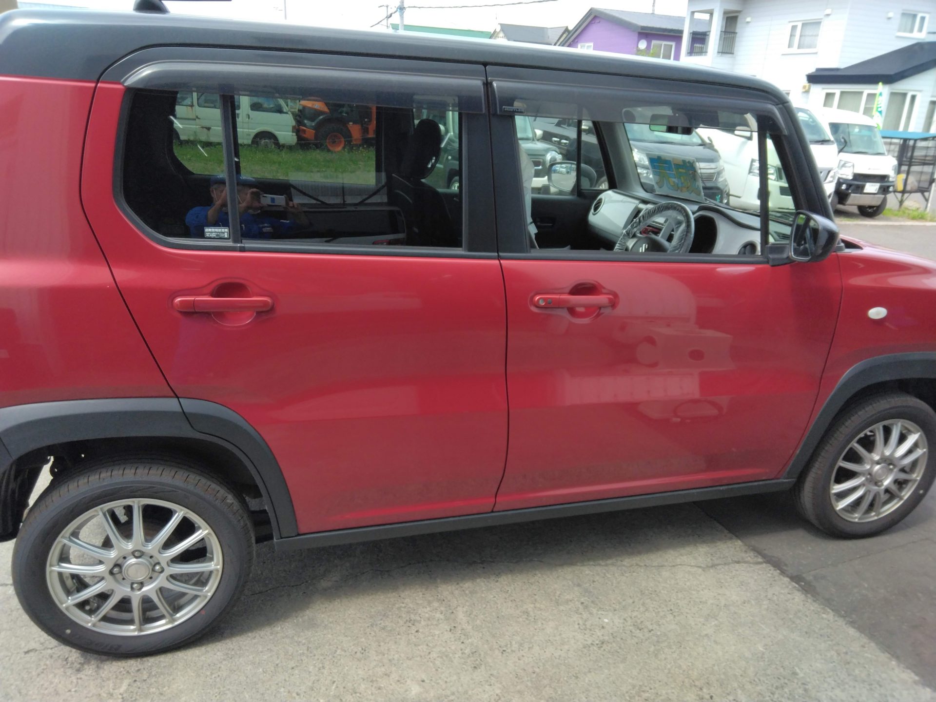 スズキ ハスラー 走行距離6.3万km 新車から9年【車検費用事例】 – 旭川