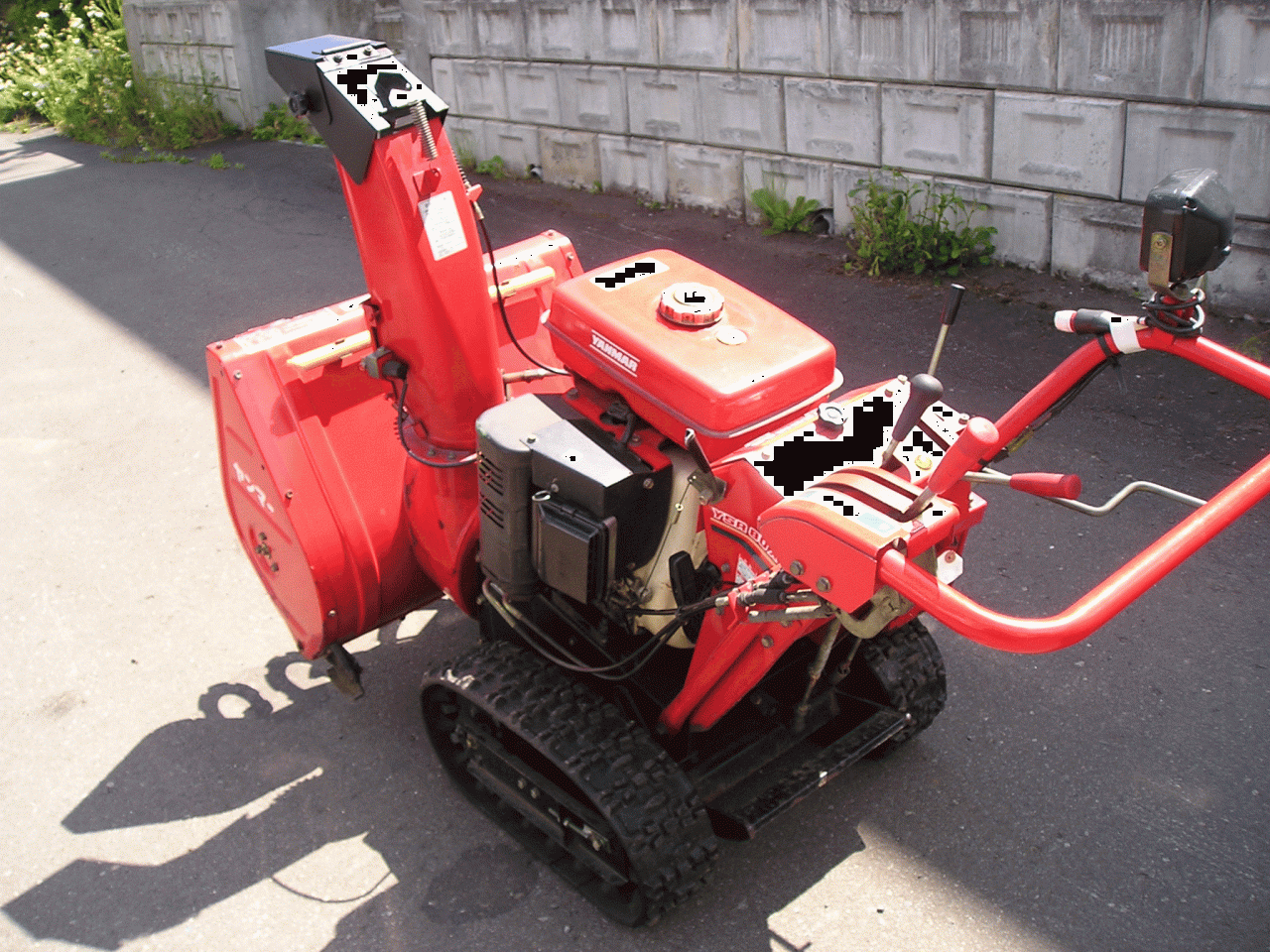 除雪機 ヤンマー 8馬力除雪機 YSR80X バッテリー新品交換済み