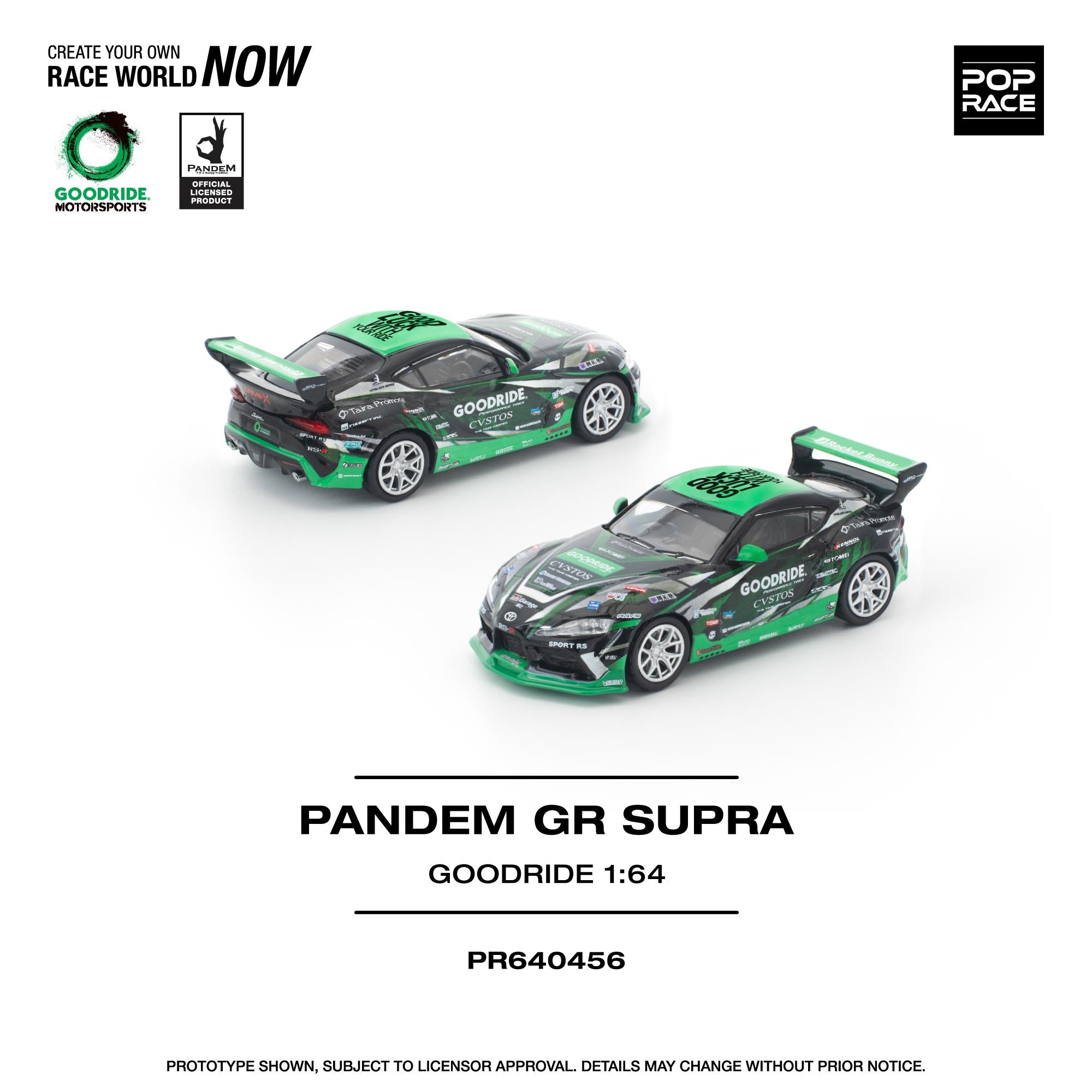Pop Race 1:64 GOODRIDE PANDEM GR SUPRA PR640456 – CarBro MC