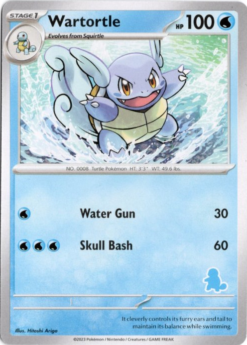 カメール 海外版 英語版 Wartortle 海外限定イラスト【Card Chicken】