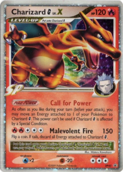 リザードンLV.X 海外版 英語版 プロモ Charizard G LV.X - DP45 - 海外