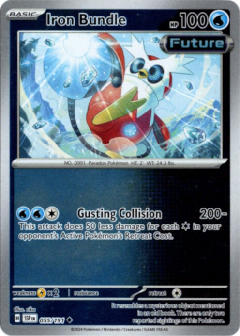 テツノツツミ 海外版 英語版 リバホロ Iron Bundle - 055/191 -【Card