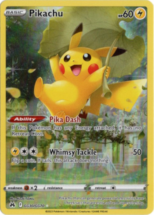 ピカチュウ AR 海外版 英語版 Pikachu - GG30/GG70 -【Card Chicken】