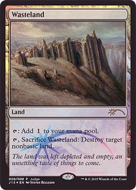 FOIL)(2015)不毛の大地/Wasteland《英語》【Judge Promos】