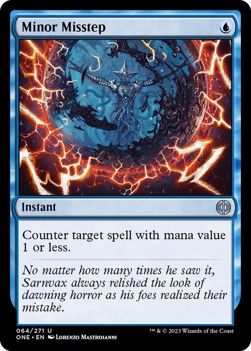 FOIL)軽微なつまづき/Minor Misstep《英語》【ONE】