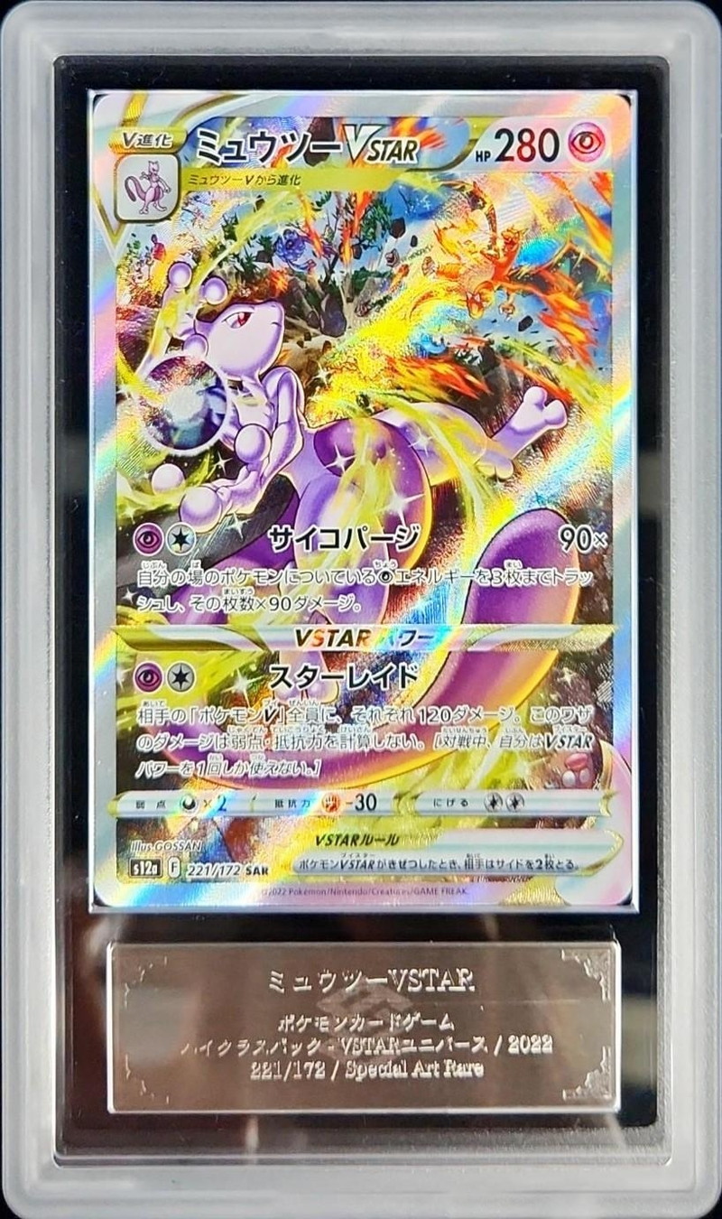 ミュウツー リザードン VSTAR PSA10 連番 PSA10】リザードン vstar