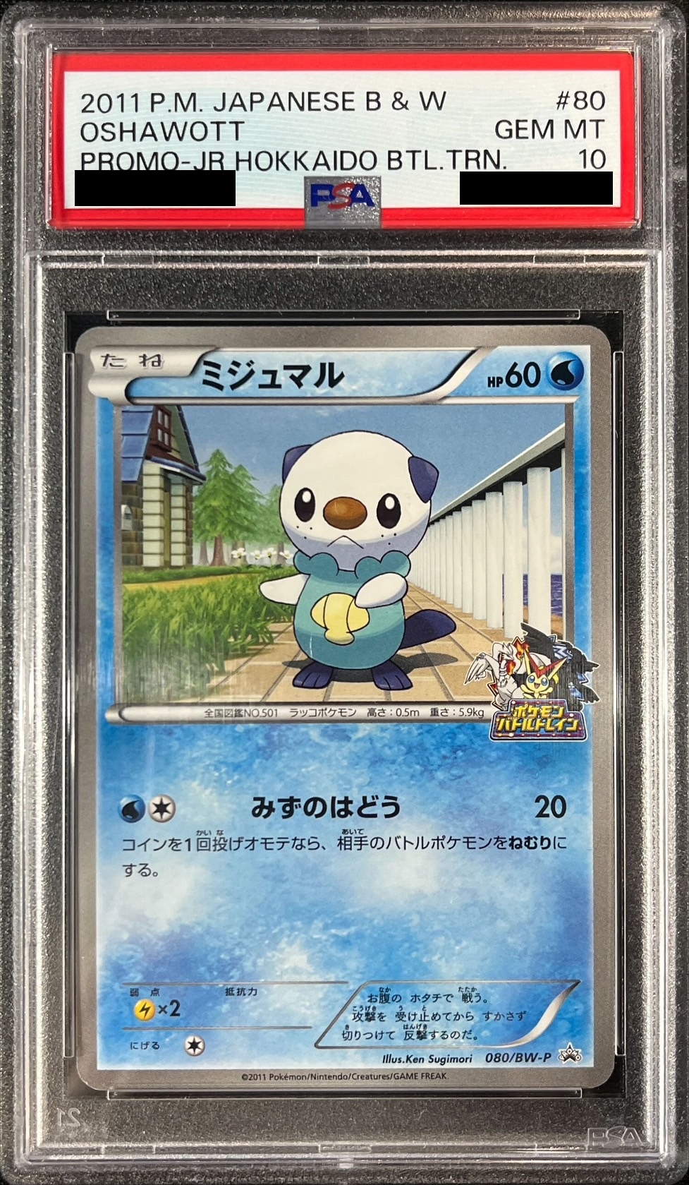 PSA10鑑定済〕ミジュマル【P】{080/BW-P}