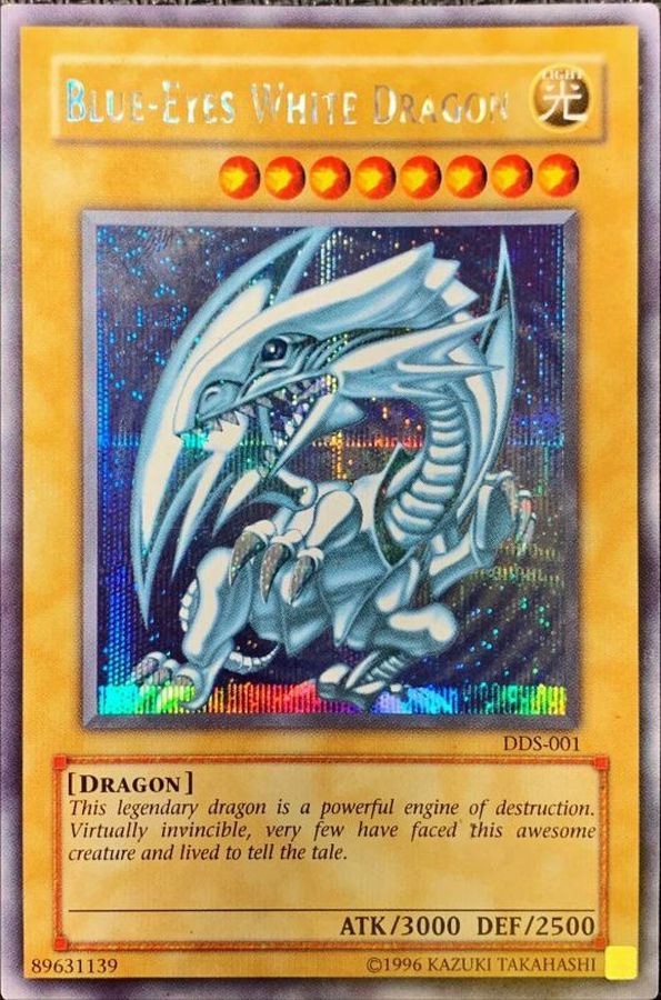 状態C〕BlueeyesWhiteDragon【シークレット】{DDS-001}《モンスター》