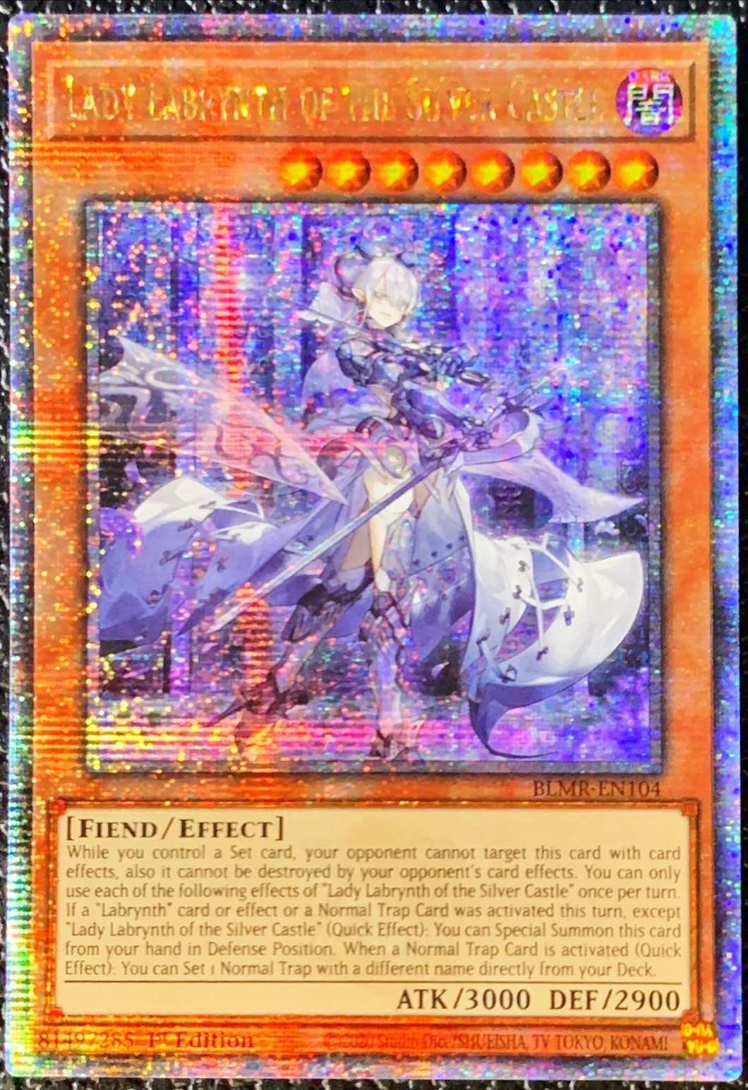 遊戯王 レディ オブ ザ ラビュリンス プリズマ プリシク 迷宮城の白銀