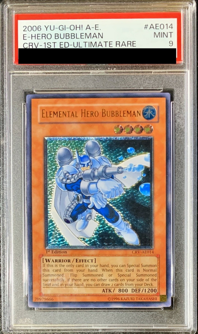 北米版 E・HERO バブルマン 1st レリーフ 遊戯王 海外 英語 米 北米版