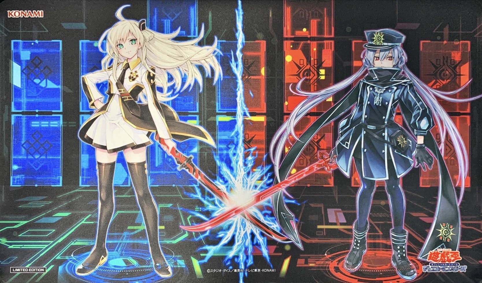 プレイマット『(新)閃刀姫レイ&ロゼ(サテライトショップ限定