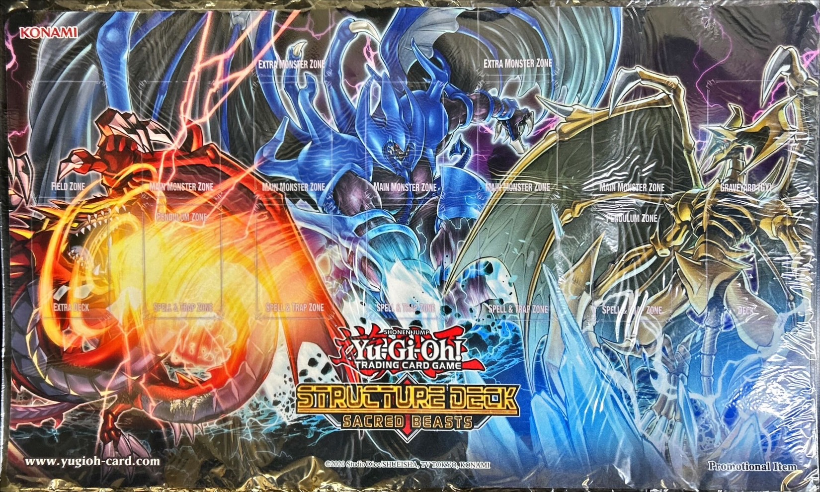 プレイマット『三幻魔(STRUCTUREDECK)』【-】{-}《プレイマット》