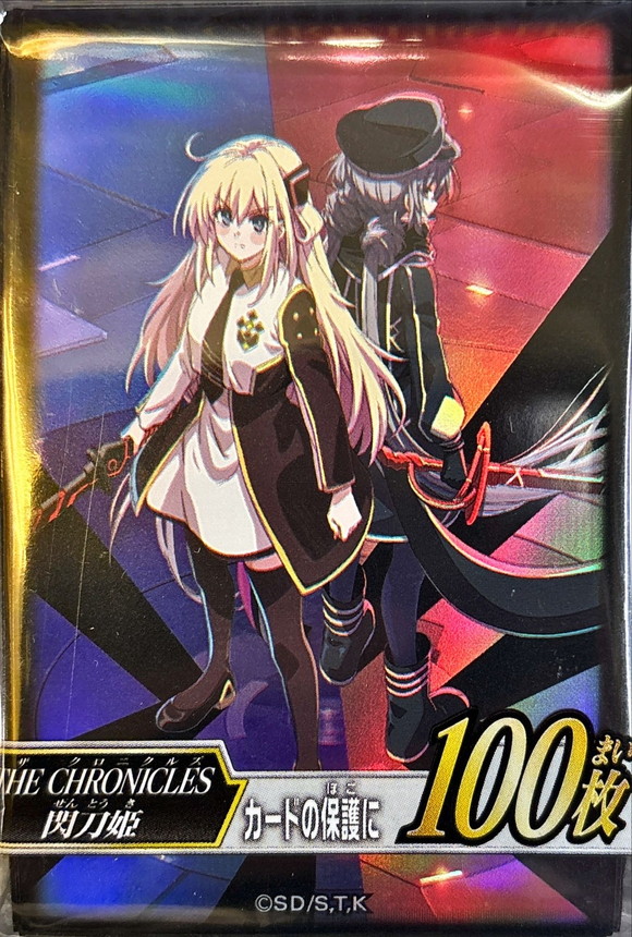 スリーブ『THECHRONICLES閃刀姫』100枚入り【-】{-}《スリーブ》