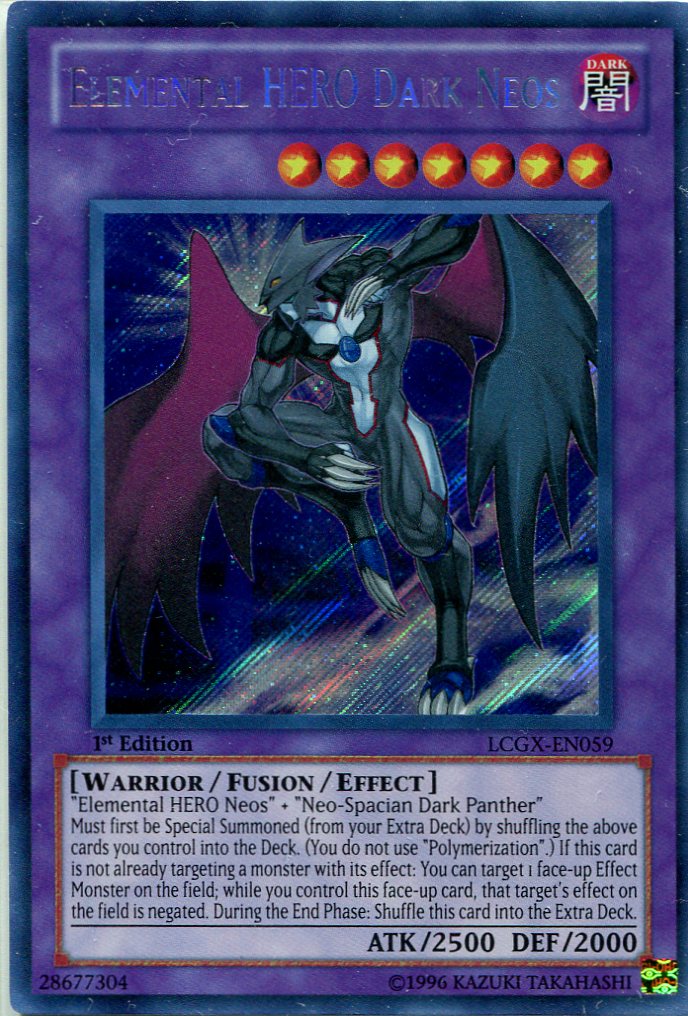 特価品】英語版 E・HERO ブラック・ネオス LCGX-EN059 1st