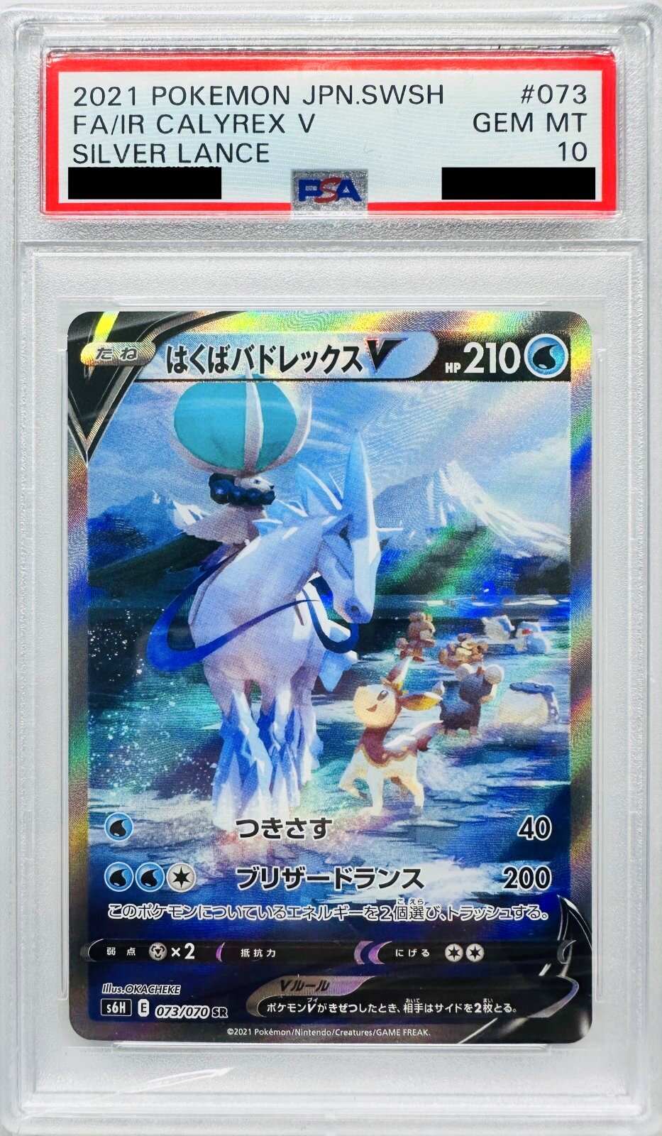 PSA10鑑定済〕はくばバドレックスV(SA)【SR】{073/070} - カード