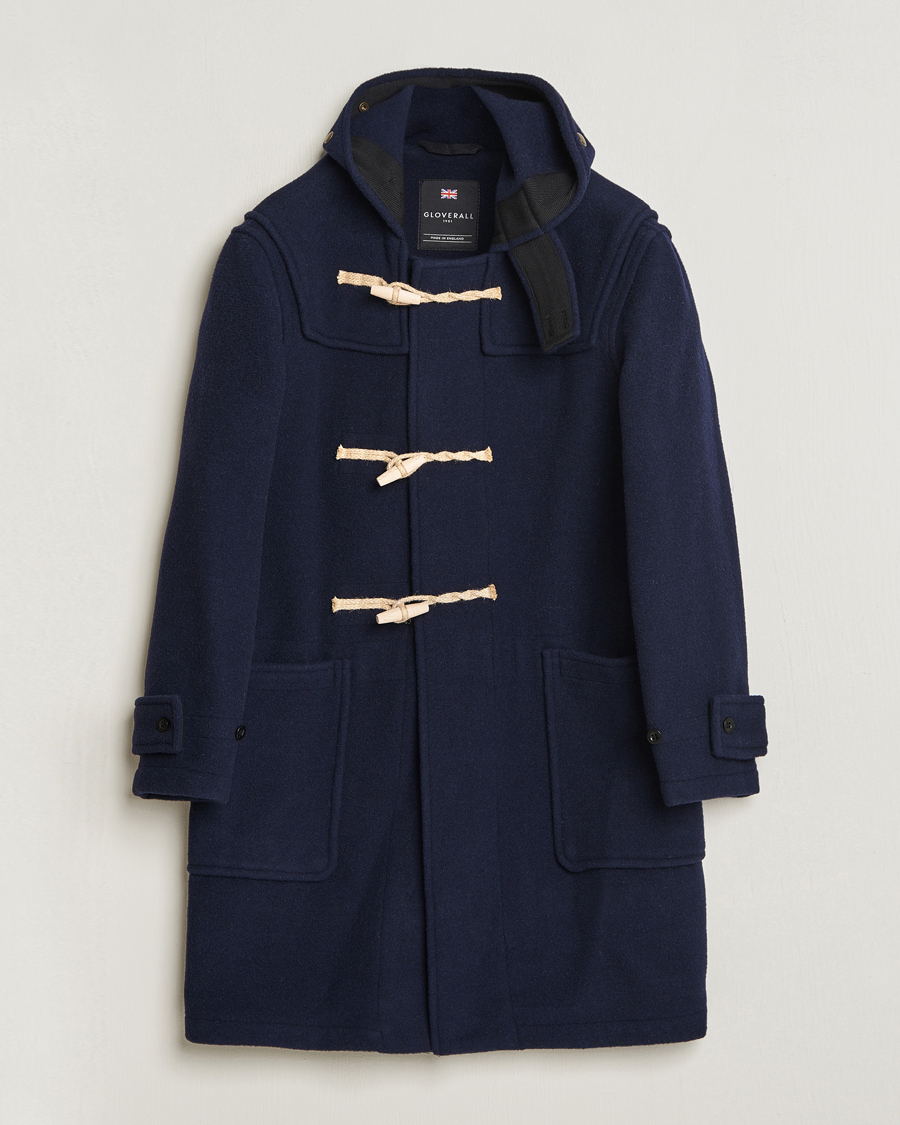 Gloverall 575 Monty Original Duffle Coat Navy at CareOfCarl.com