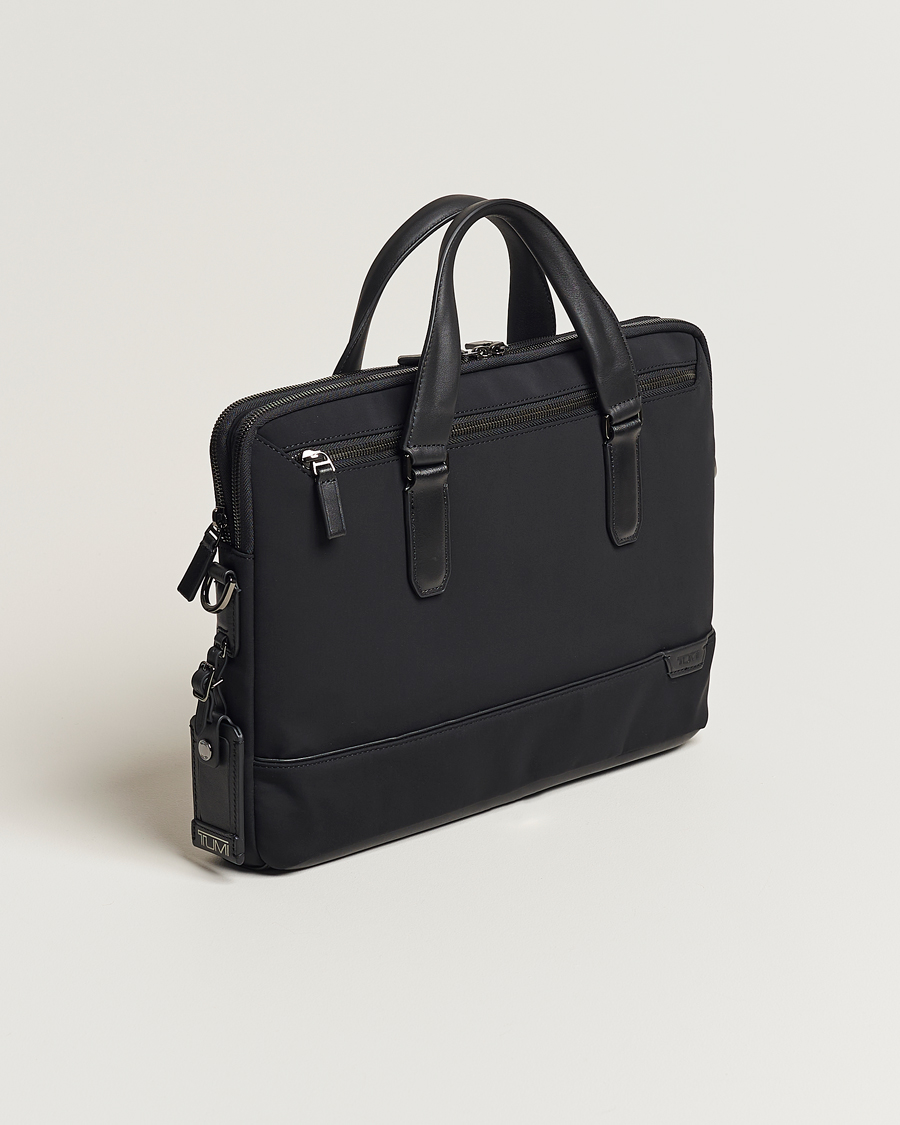 TUMI Harrison Sycamore Slim Brief Black at CareOfCarl.com