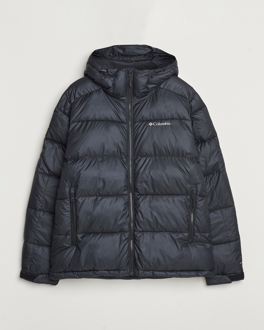 Columbia Pike Lake II Hooded Down Jacket Black at CareOfCarl.com