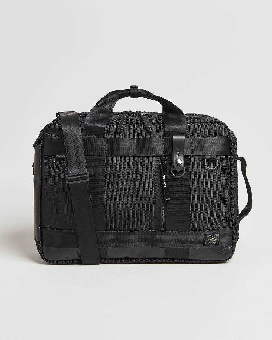 Porter-Yoshida & Co. Heat 3Way Briefcase Black at CareOfCarl.com