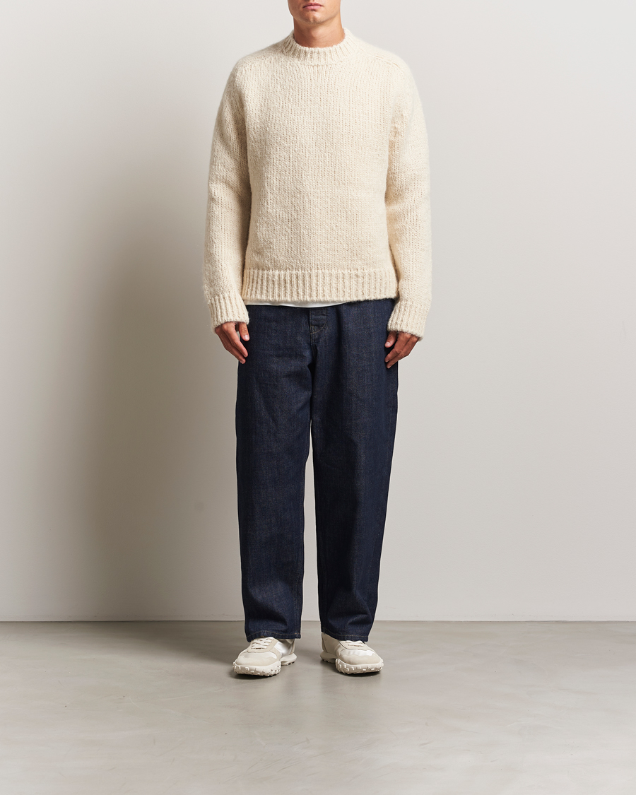 Jil Sander Mohair Sweater Chalk at CareOfCarl.com