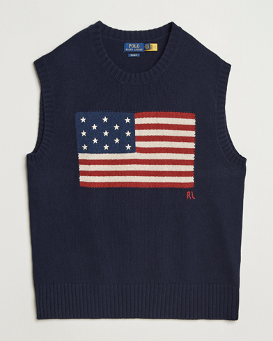 BEAMS PLUS Mohair Check Vest Navy at CareOfCarl.com
