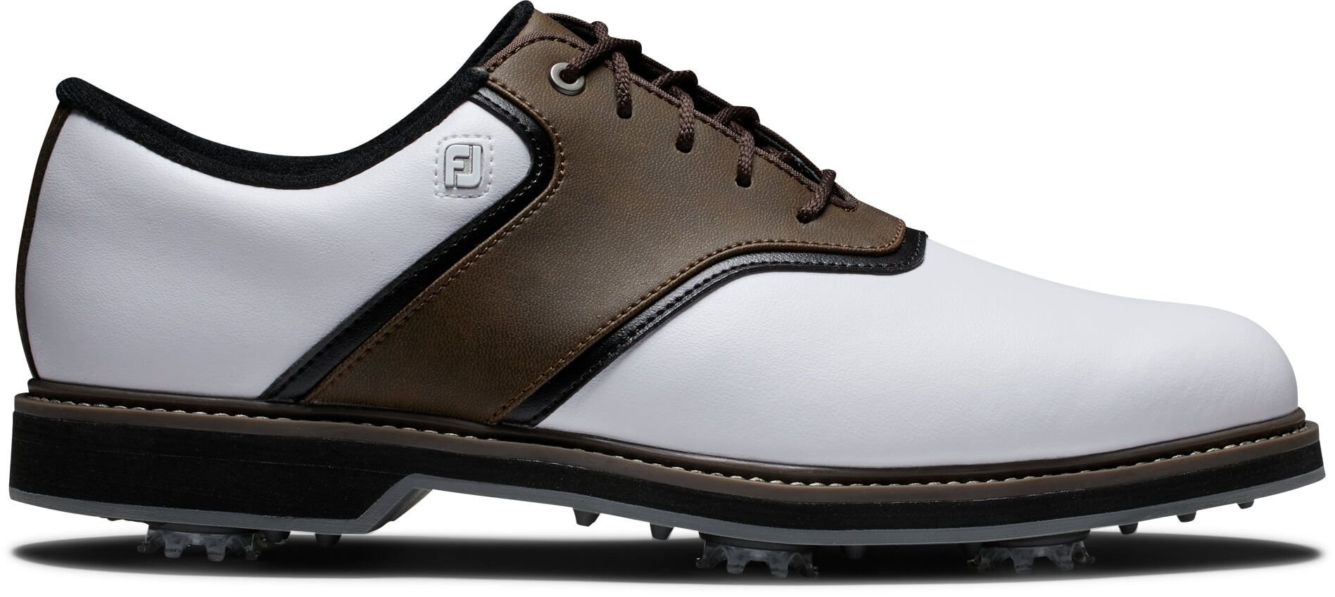 FootJoy Originals Golf Shoes White/Brown 57022 - Carl's Golfland