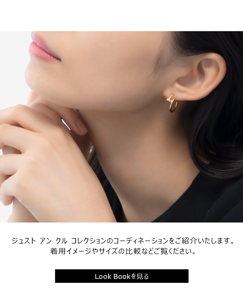 CRB8301234 - ジュスト アン クル フープ イヤリング、スモールモデル