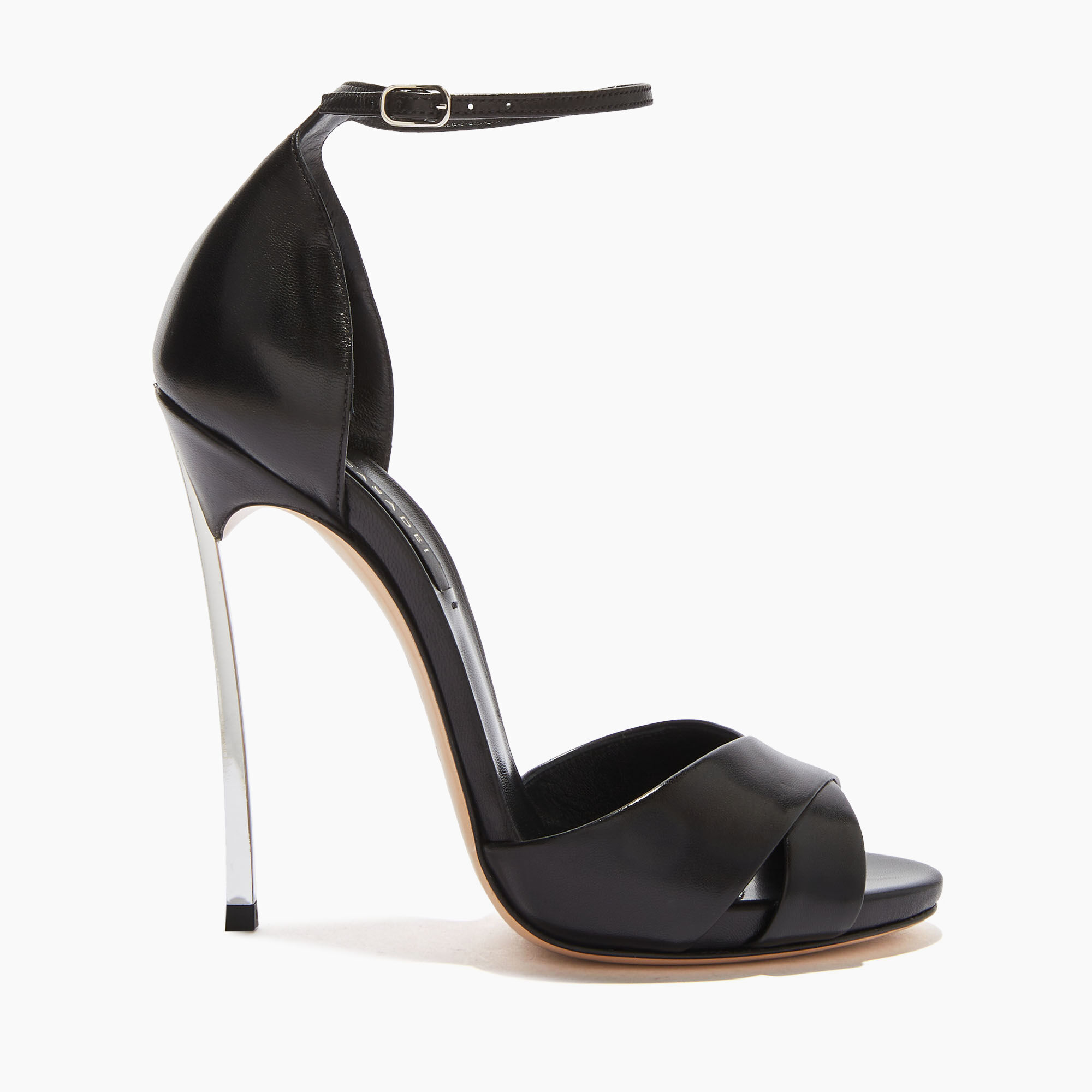 Blade Criss Cross Sandals in Black for Women | Casadei®