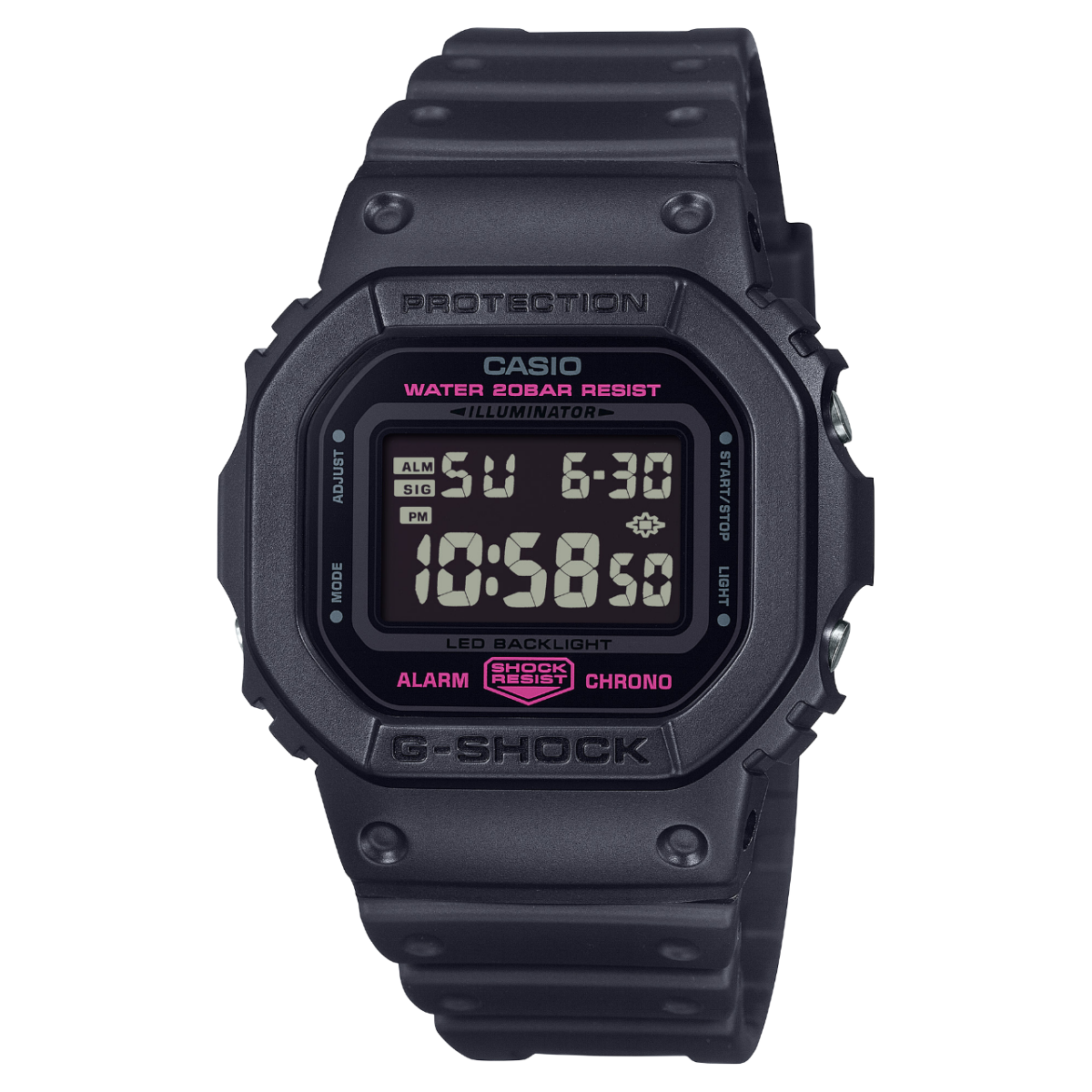 DW-5600PK-1 | G-SHOCK DIGITAL Black | CASIO CANADA