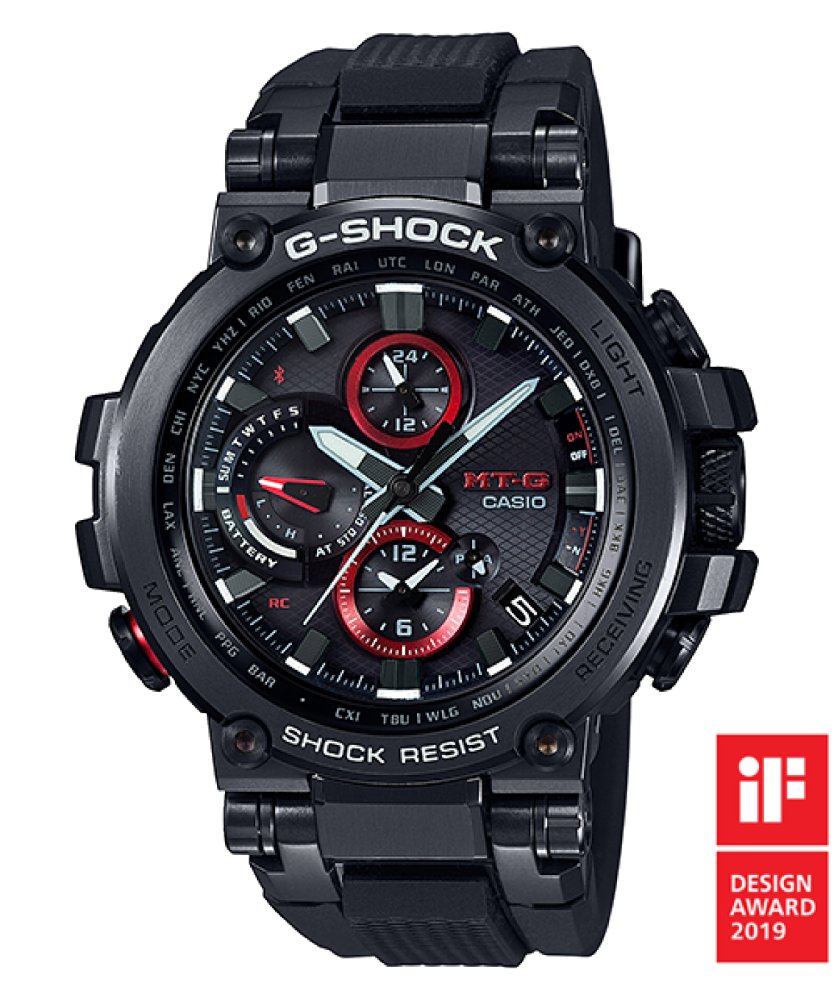 MTGB1000B-1A | G-SHOCK MT-G Black | CASIO