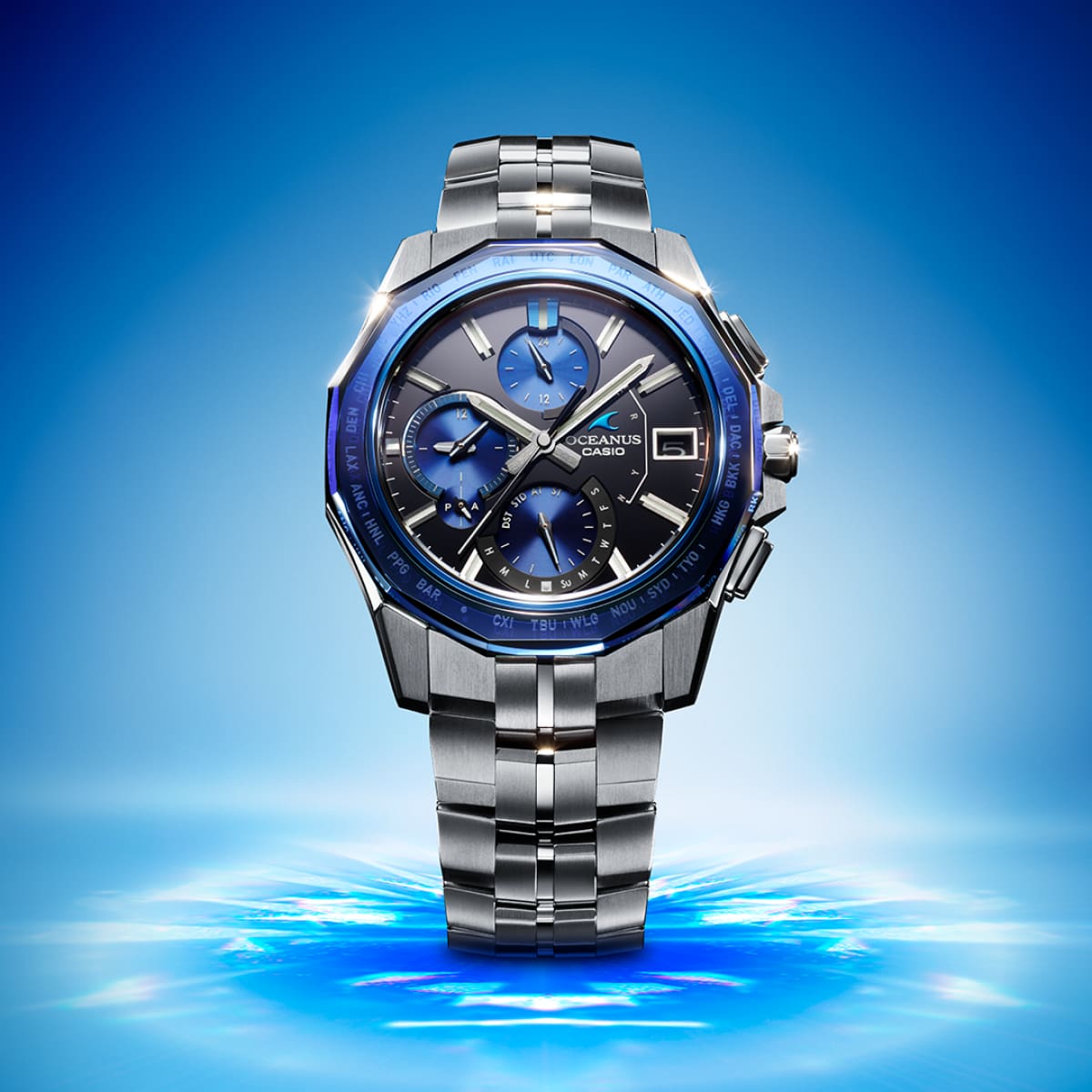 OCWS6000-1A | Silver Watch - Oceanus | CASIO