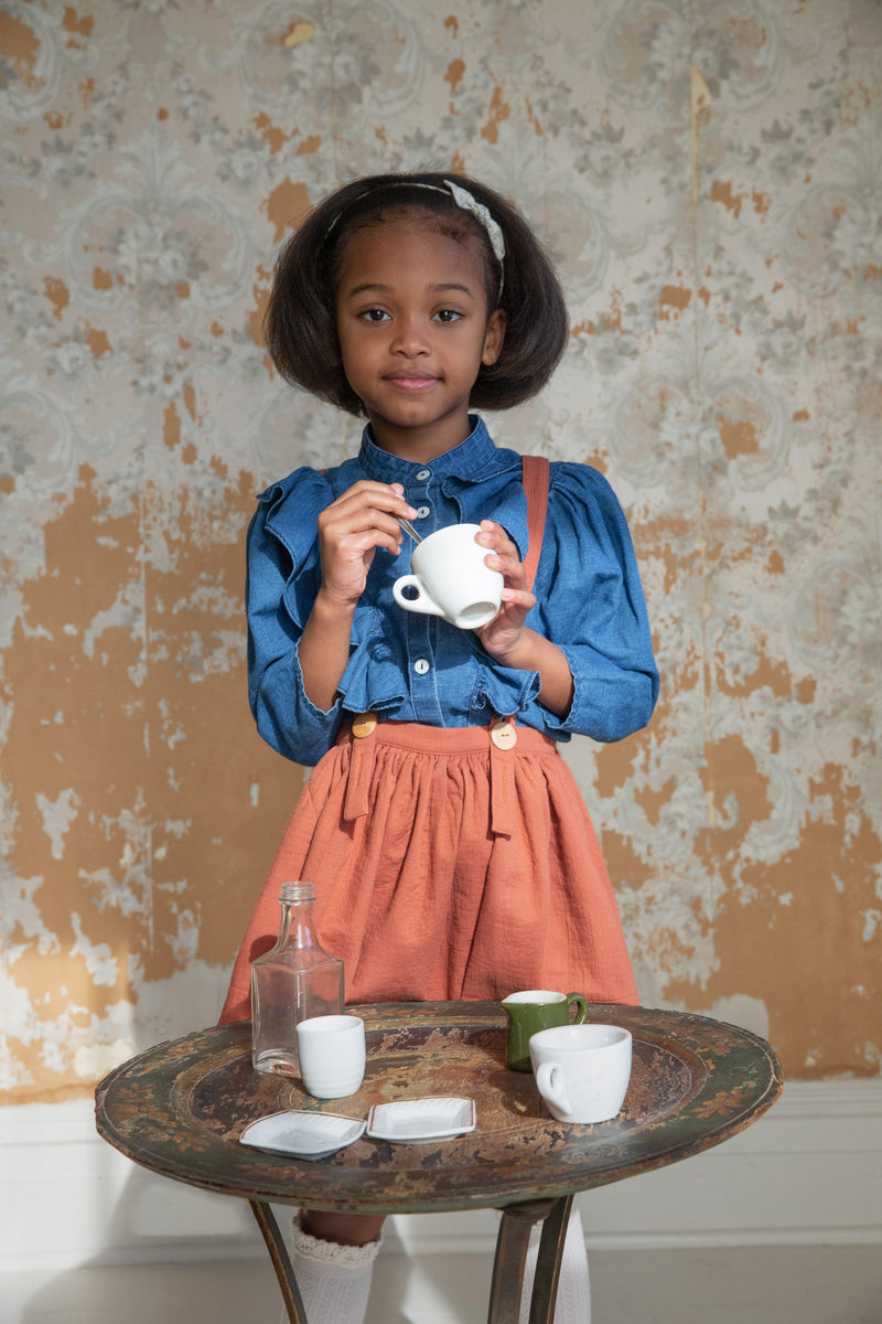 Soor Ploom Mavis Skirt - Sequoia – Casp Baby Mommy & Me Boutique