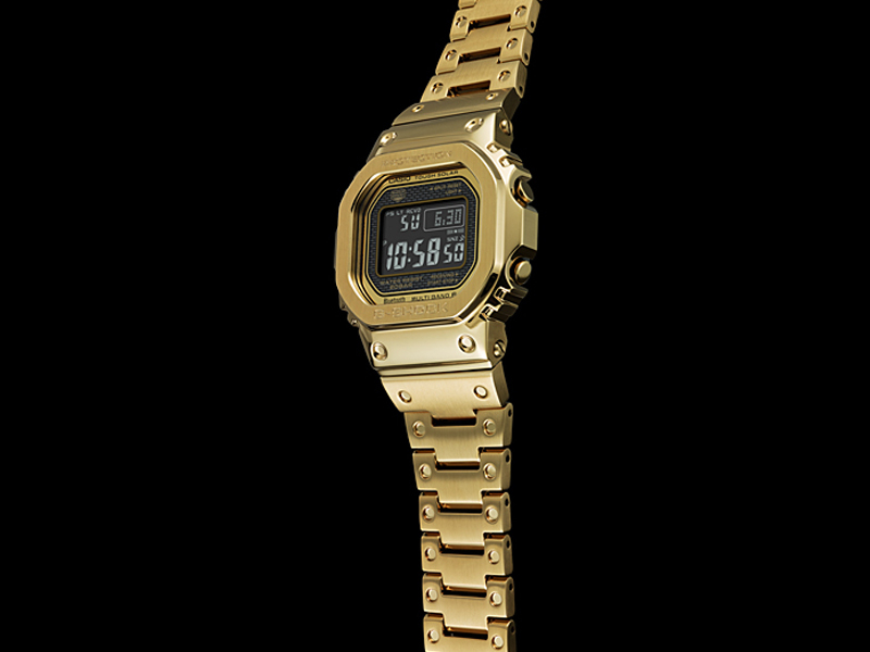 G-SHOCK FULL METAL GOLD-TONE BLUETOOTH GMW-B5000GD-9CR - Claudias