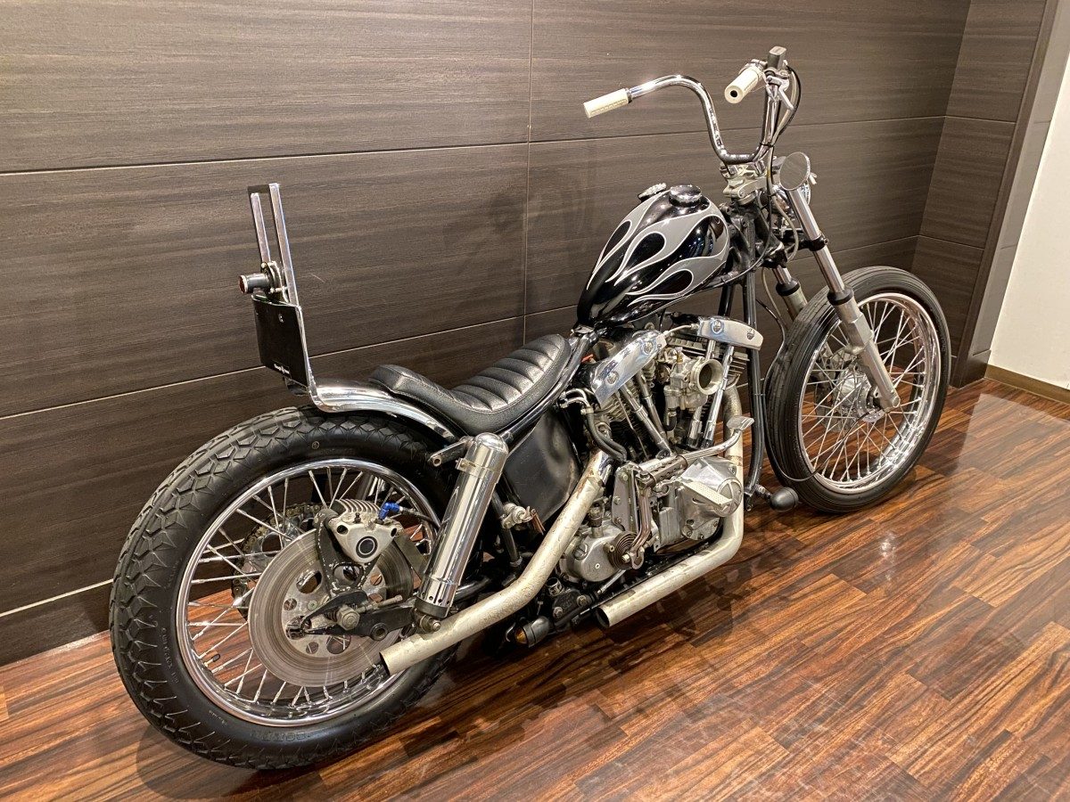 1977年 FLH 1200 ショベル キャブ | 岐阜のハーレーダビットソン車両