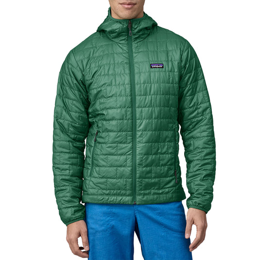 Patagonia Nano Puff Hooded Zip Jacket - Conifer Green – Cleanline Surf