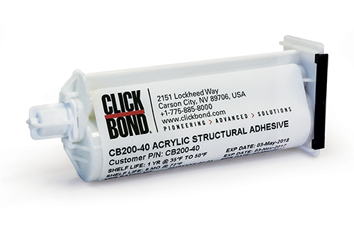 CB200 40ml Acrylic Adhesive Cartridge | Click Bond| Click Bond