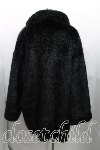 ヴィヴィアンウエストウッド 中古 / フェイクファーコート 00 黒 H-25