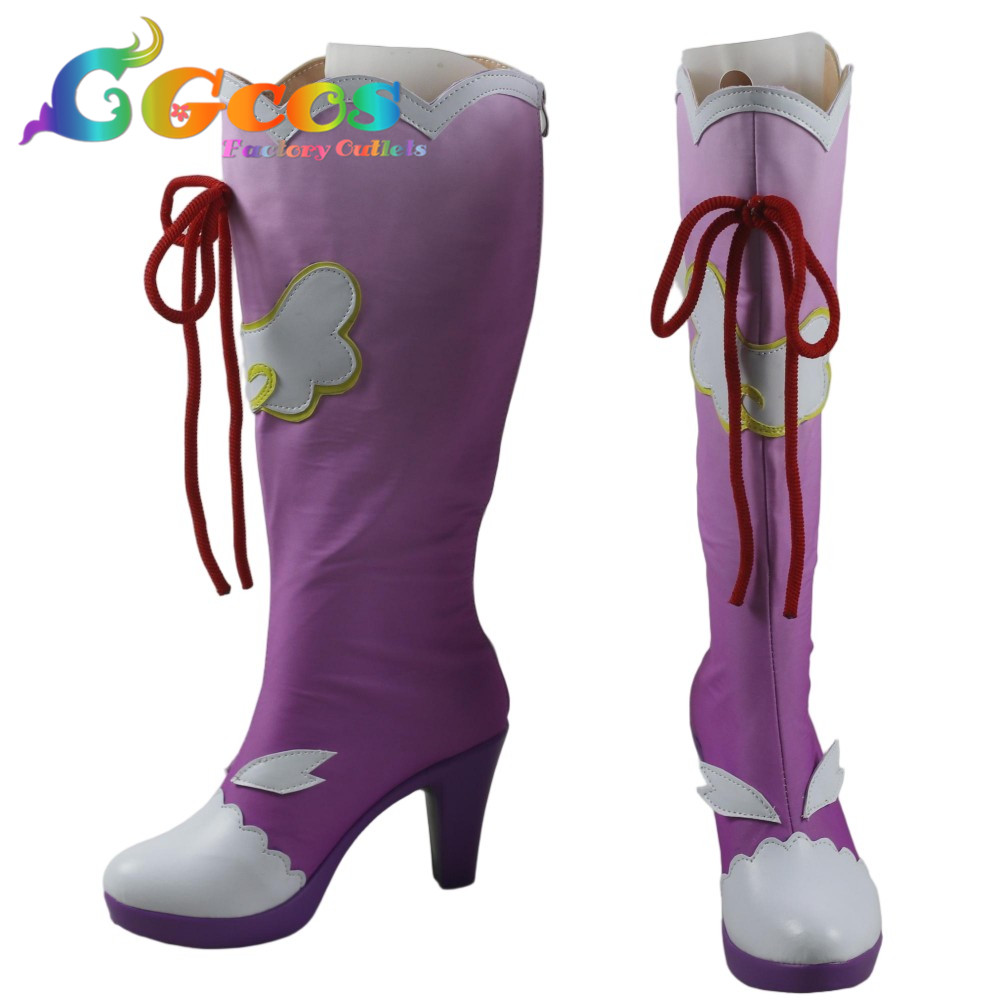 アイカツ! 紫吹蘭 コスプレ靴 コスプレブーツ