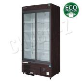 フクシマ MSU-090GHMSR|スライド扉 奥行450|リーチイン冷蔵ショー